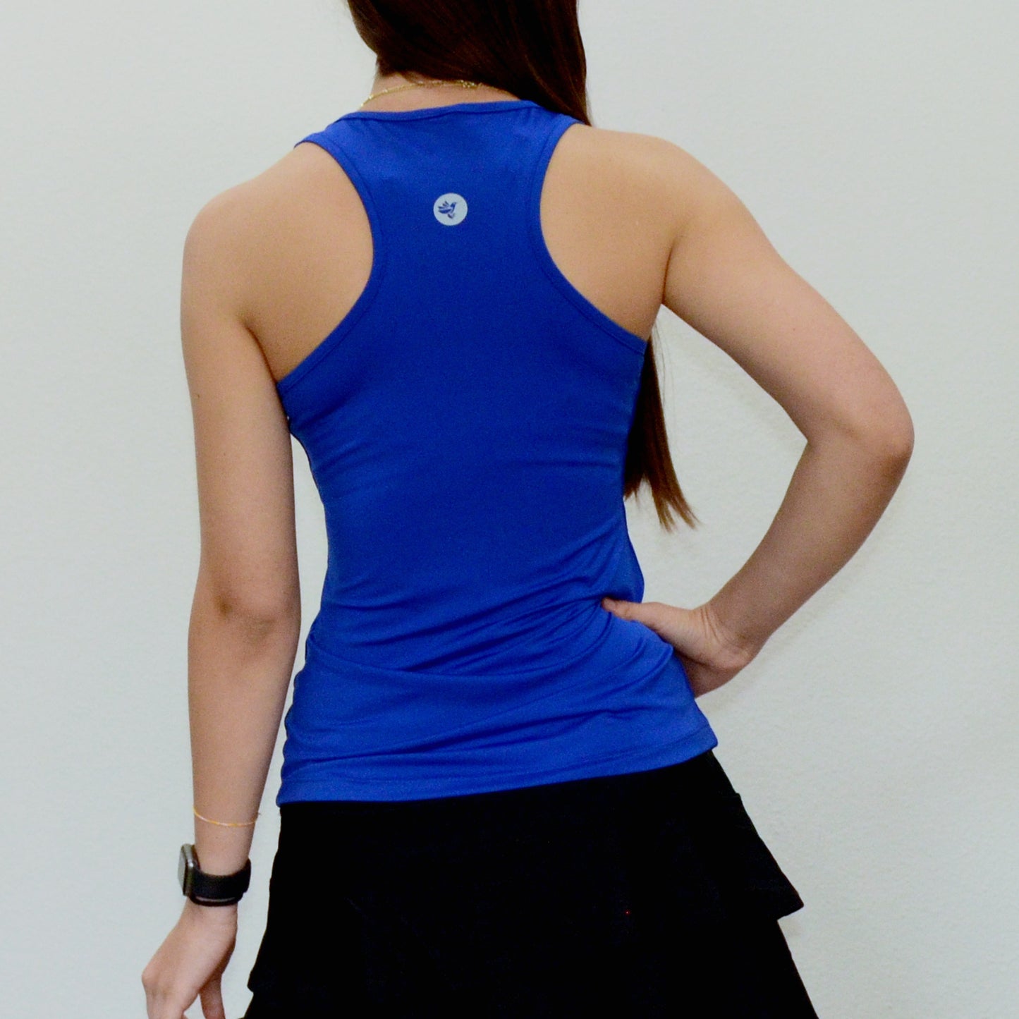 Blusa sin mangas Lycra Amor Azul